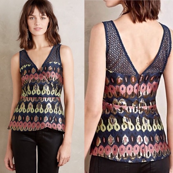 Anthropologie Tops - Anthropologie HD in Paris peplum top